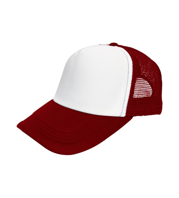 Czapka Moontex trucker 5P Burgundy/White
