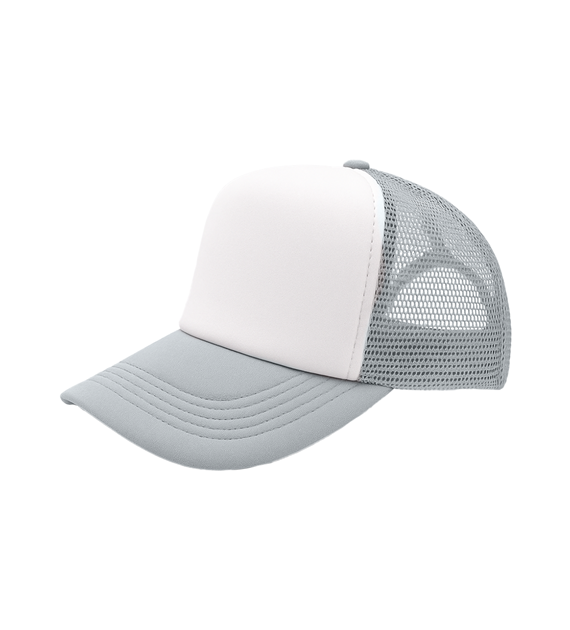 Czapka Moontex trucker 5P Light Gray-White