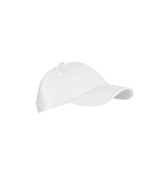 CZAPKA 6P BAWEŁNA WH