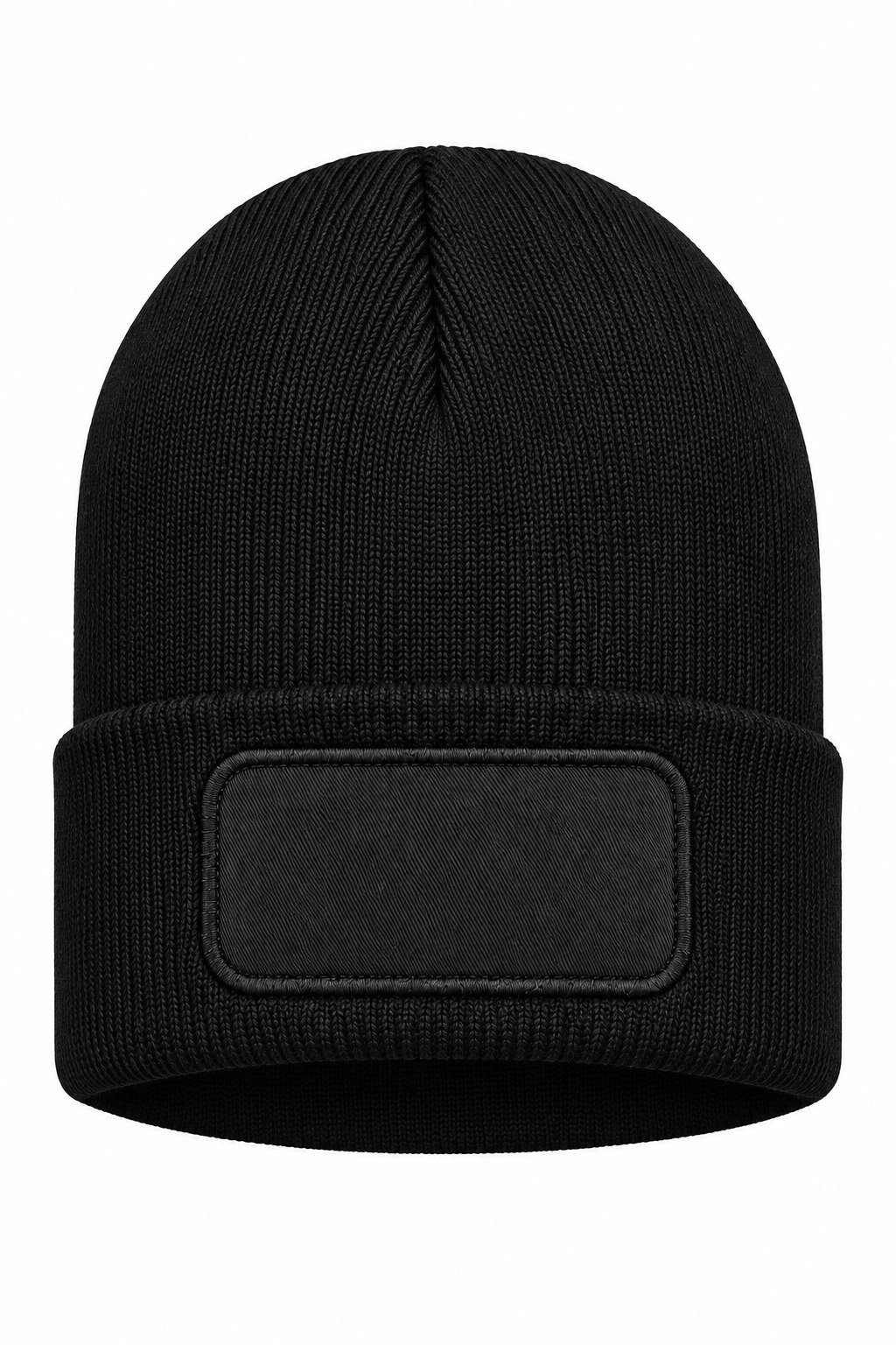 JHK Czap zim Akryl Logo naszywka, Black