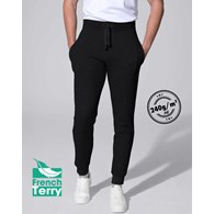 SW PANTS CUFF FRENCH TERRY 240 BK M