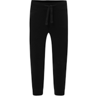 SWPANTSK240 KID PANTS CUFF FRENCH TERRY BK 1-2